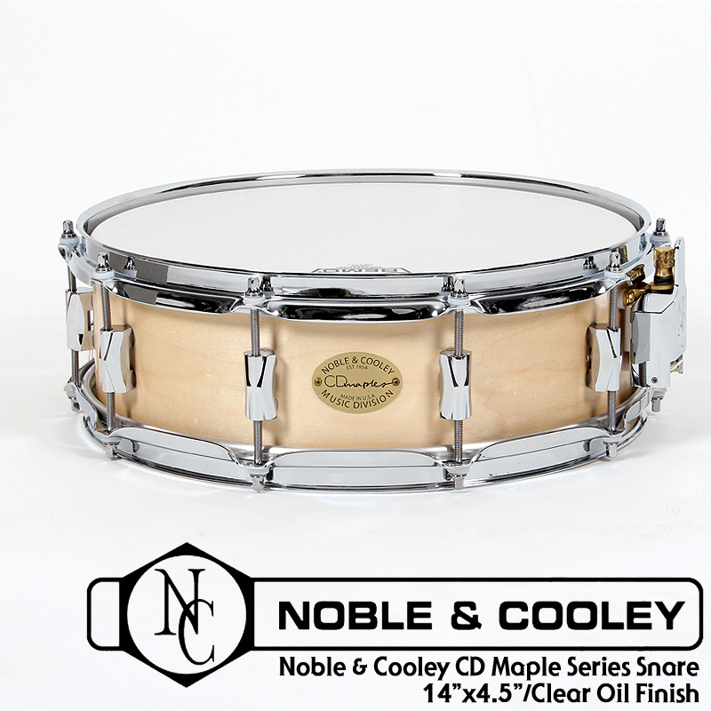 [★드럼채널★] Noble & Cooley CD Maple Snare 14x4.5 /Clear Oil Finish /FGCDS1445COFC